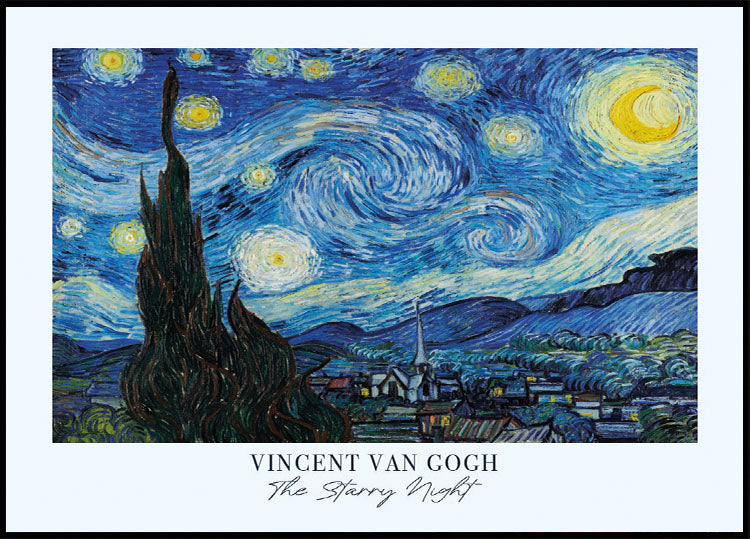 The Starry Night by Vincent van Gogh Poster