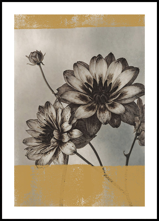 Vintage Flowers No.6 Poster