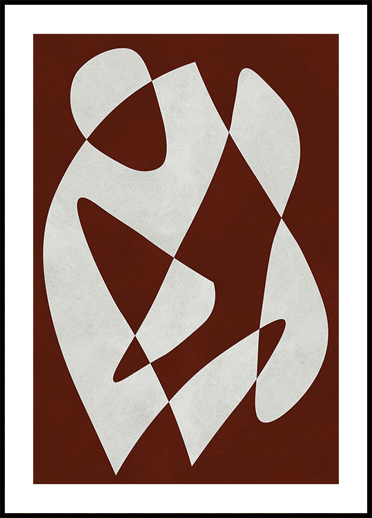 Geometric modern shapes 1 Poster