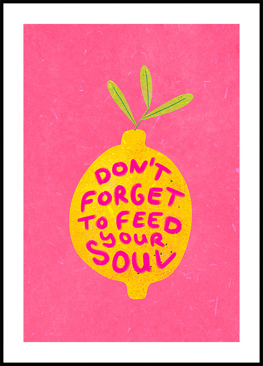 Soulfood Lemon Poster