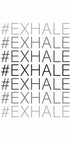 Hash Exhale Plakat - Posterbox.no