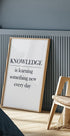Knowledge Plakat - Posterbox.no