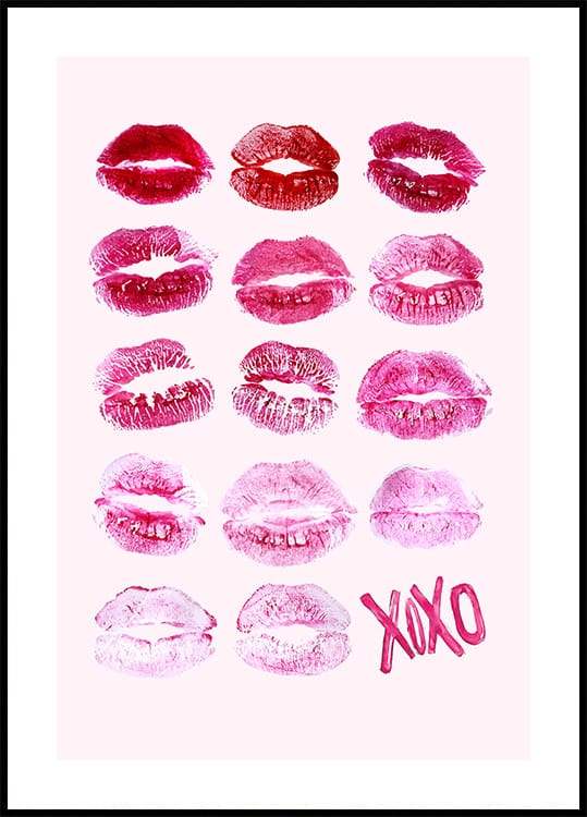 XOXO Lips Poster
