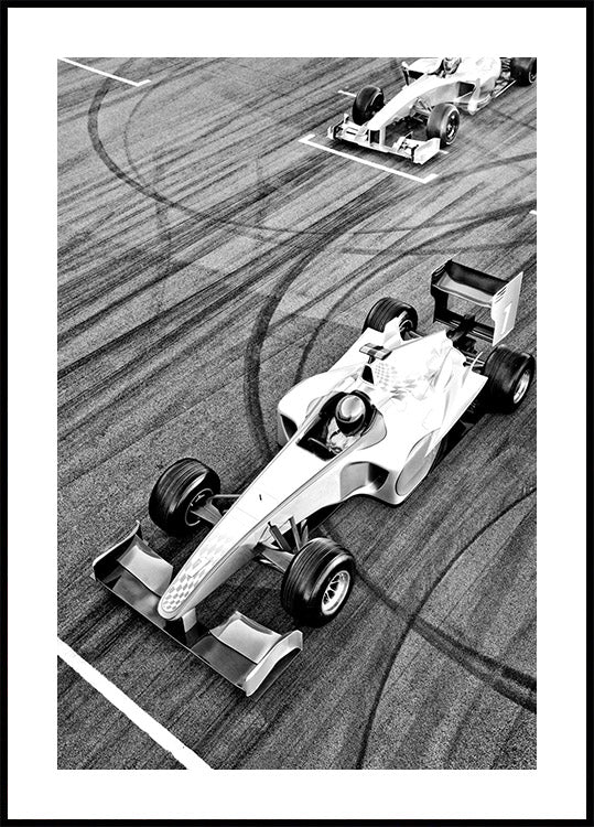 Formula Burnouts Poster