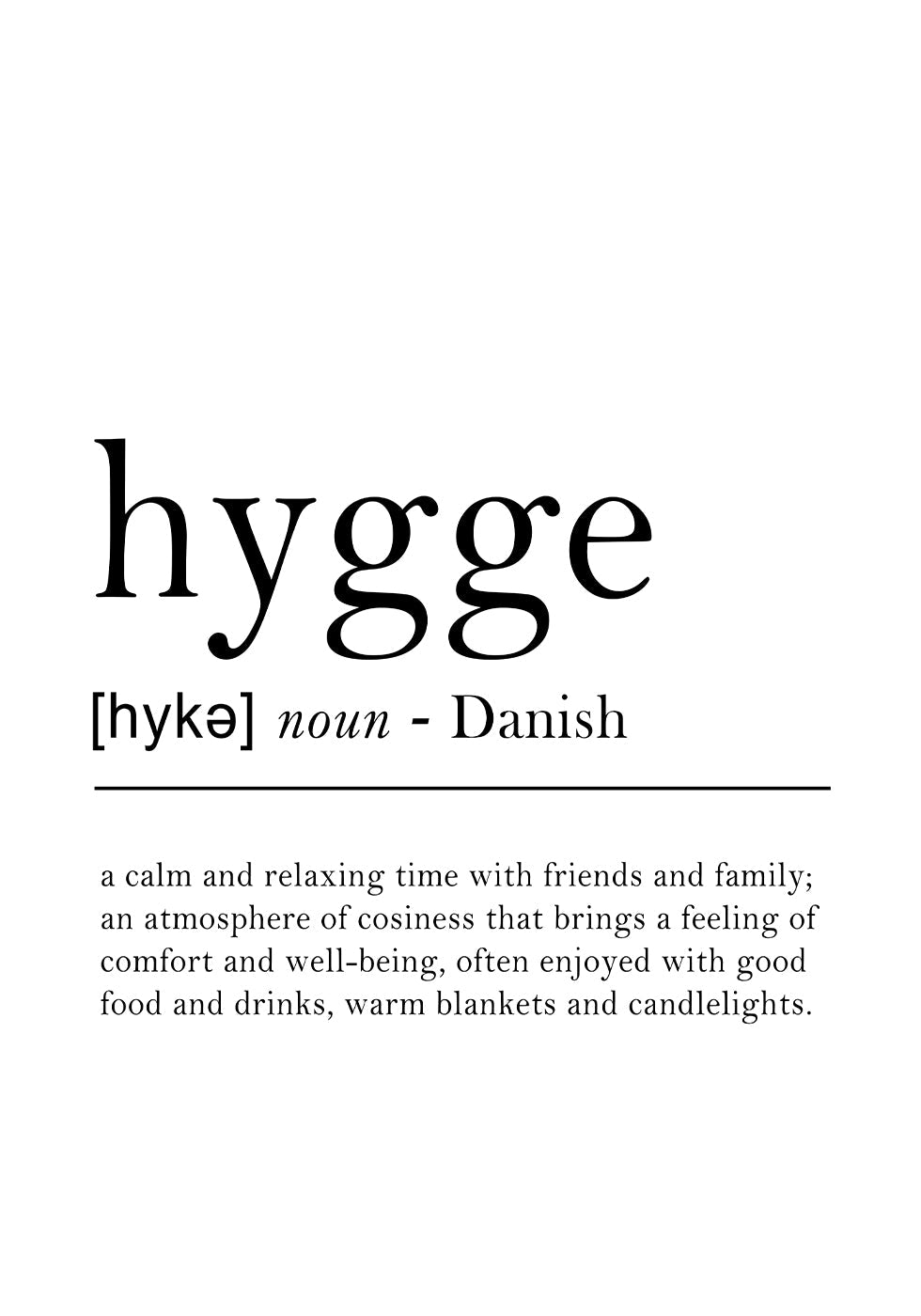 Hygge - A Danish Concept of Comfort Poster