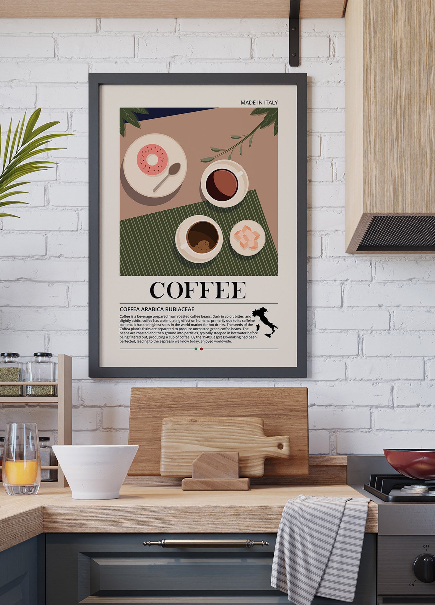 Coffee Made in Italy Poster