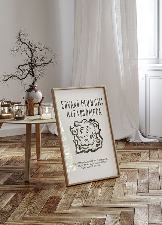 Edvard Munch: Alpha and Omega lithograph Poster