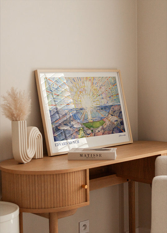 The Sun by Edvard Munch Poster