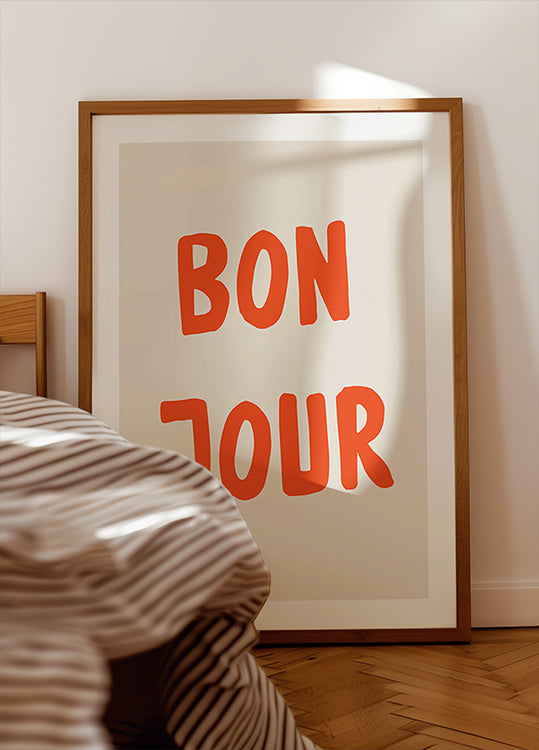 Bon Jour Poster