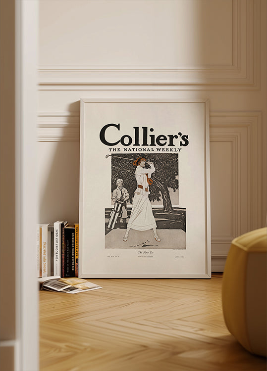 Collier's, the National Weekly, the First Tee (1912) Poster