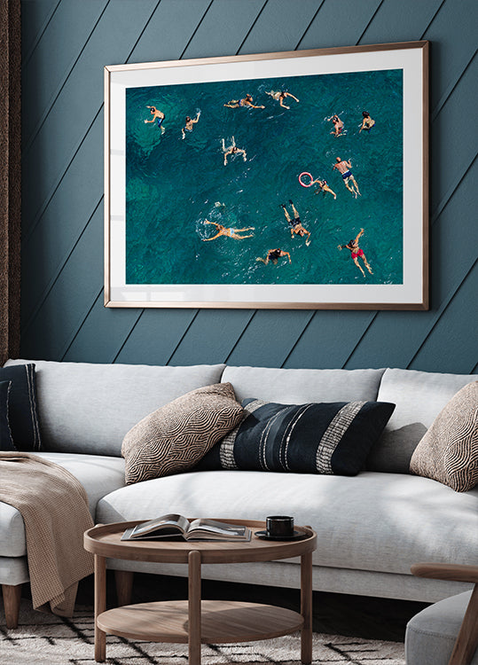 Blue water swim  Poster