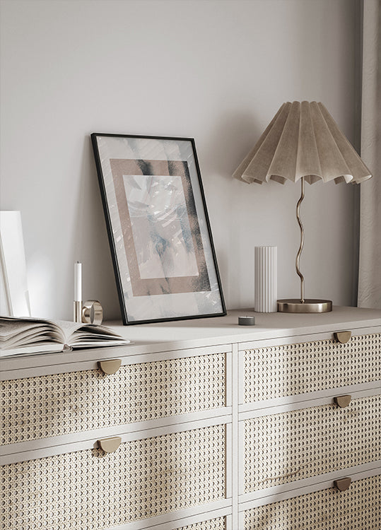 Abstract Brush Strokes 17 Poster