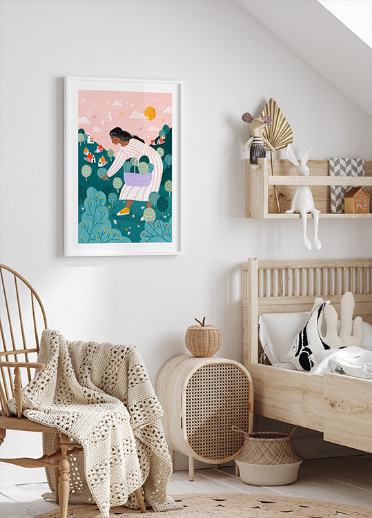 A Woman Tree Picking