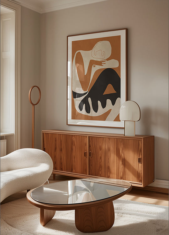 Abstract Art Figure Poster