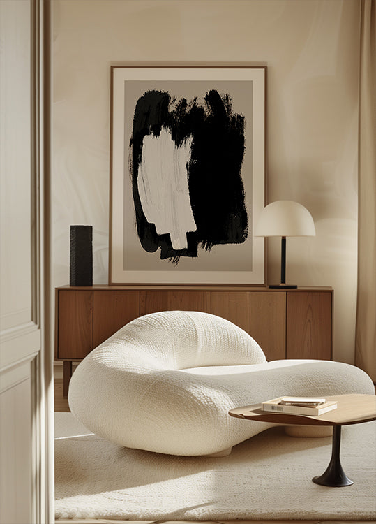 Abstract brush Poster