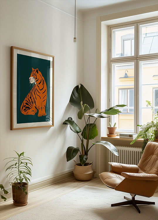 Majestic Tiger Poster