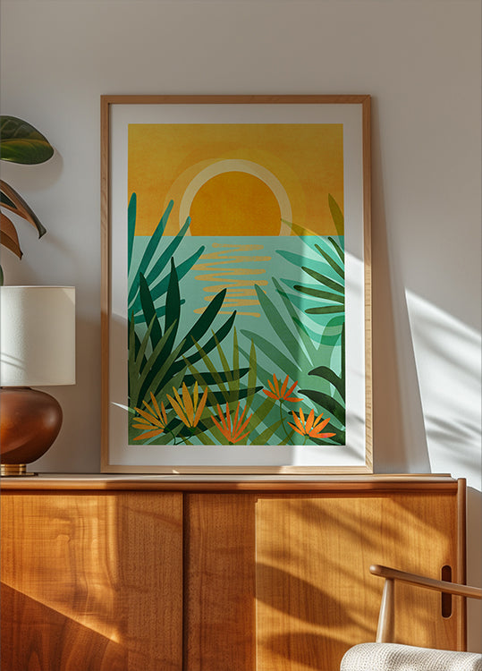 Peaceful Tropics Poster