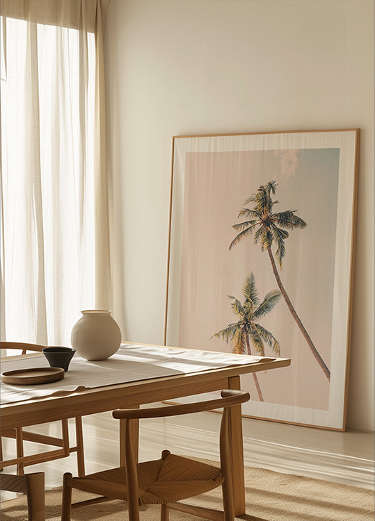 Tropical Palms Poster