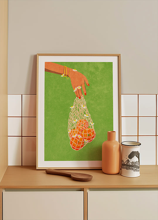 Fresh Oranges  Poster