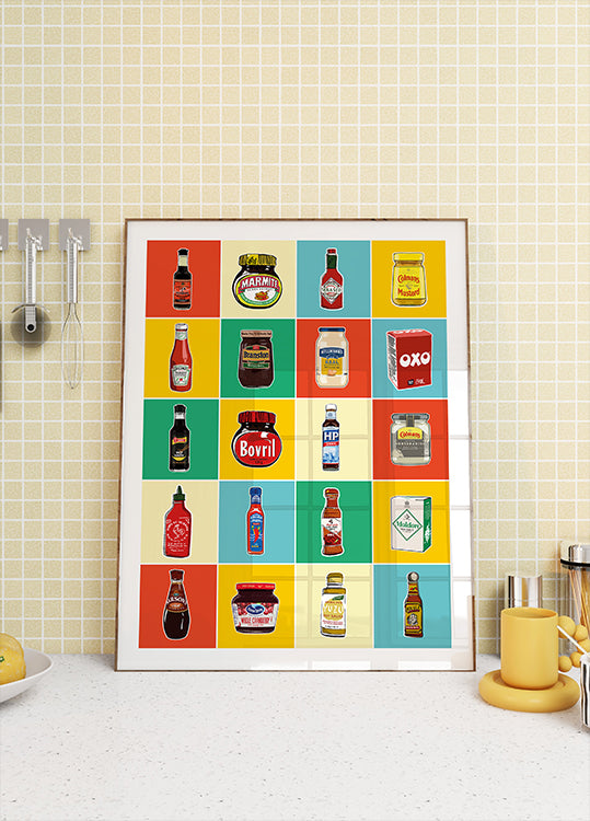 Taxonomy of Condiments Poster