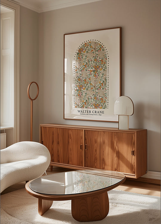 Cockatoo and Pomegranate Poster