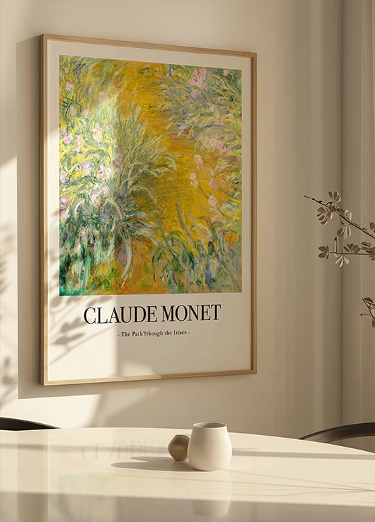 The Path Through The Irises Poster