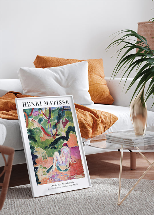 Henri Matisse Nude in a Wood Poster