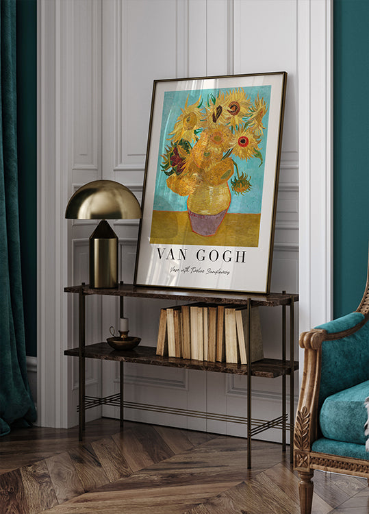 Sunflower Still Life Poster