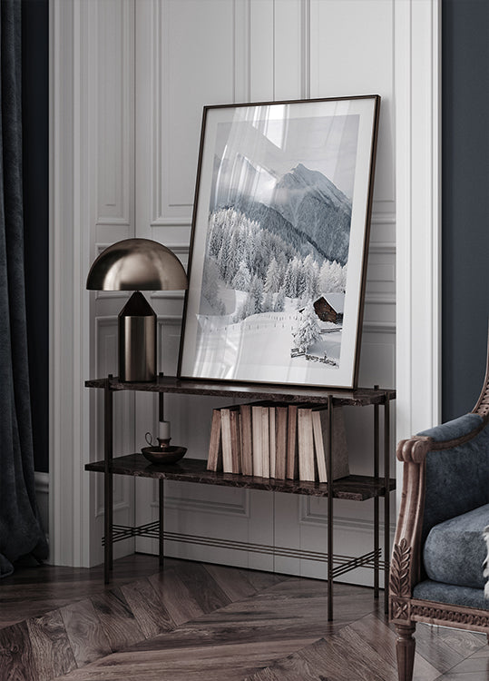 Winter Fairy Tale in the Alps Poster