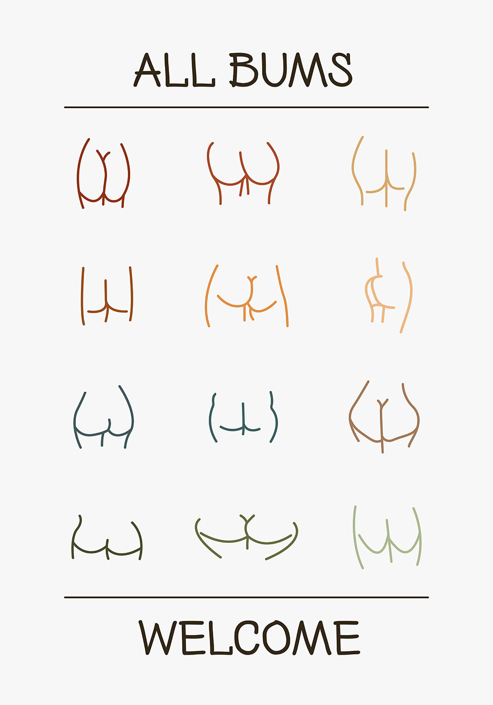 All Bums Welcome Poster