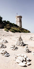 French Beach Lighthouse Plakat - Posterbox.no