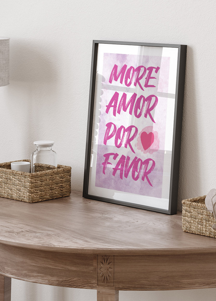 More Amor Por Favor Plakat - Posterbox.no