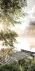 Foggy Summer Lake Plakat - Posterbox.no