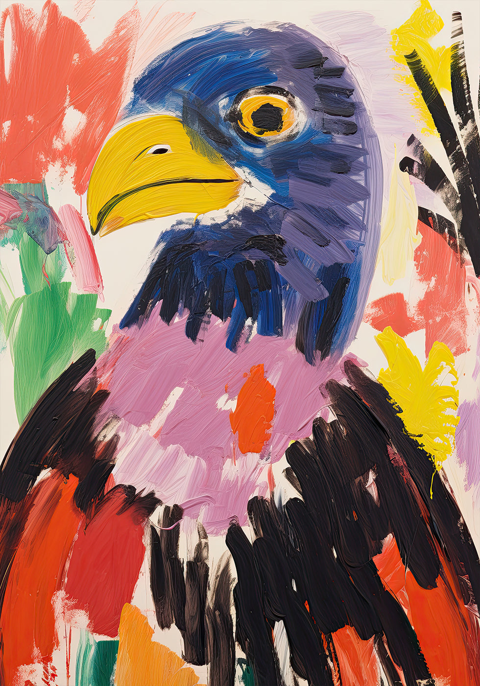 Colorful Eagle Poster