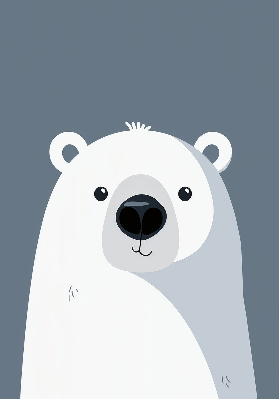 Arctic Smile, Polar Bear Poster