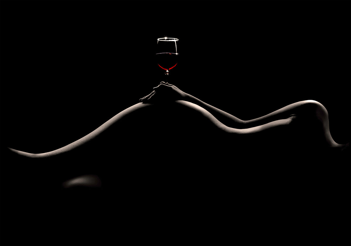 Bodyscape: Wine Tasting Poster