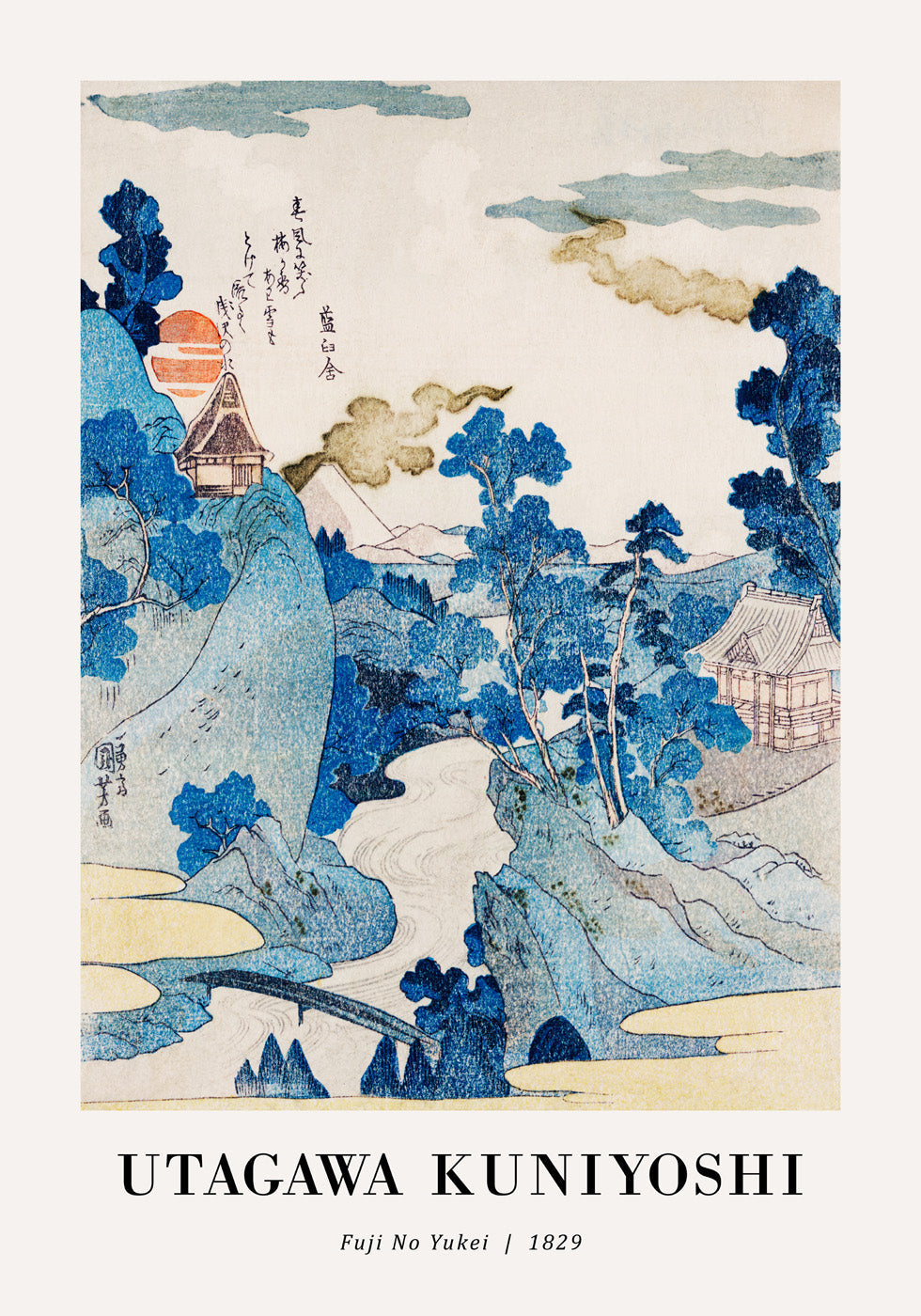 Fuji No Yukei By Utagawa Kuniyoshi Plakat - Posterbox.no
