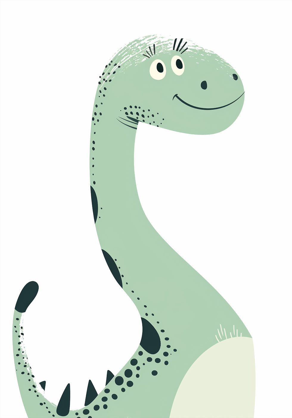 Friendly Dinosaur Poster