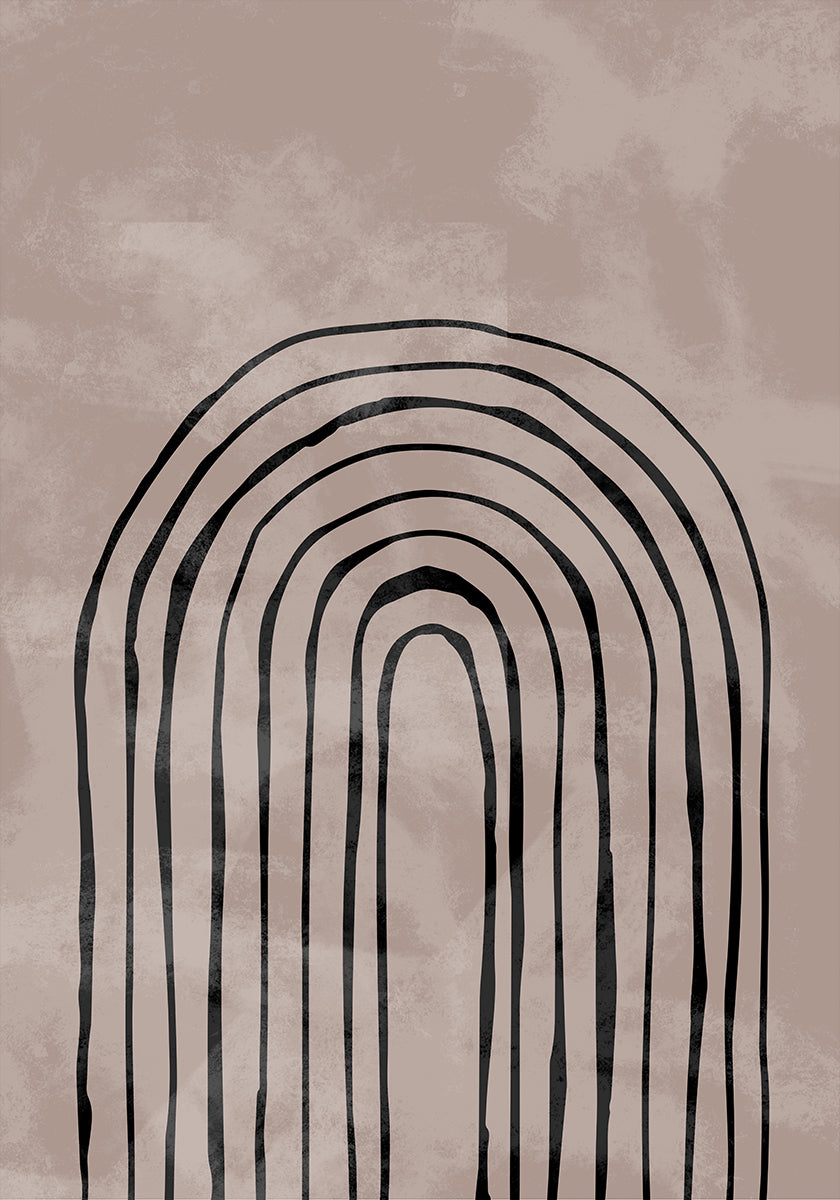 Arch one way black No.4 Poster