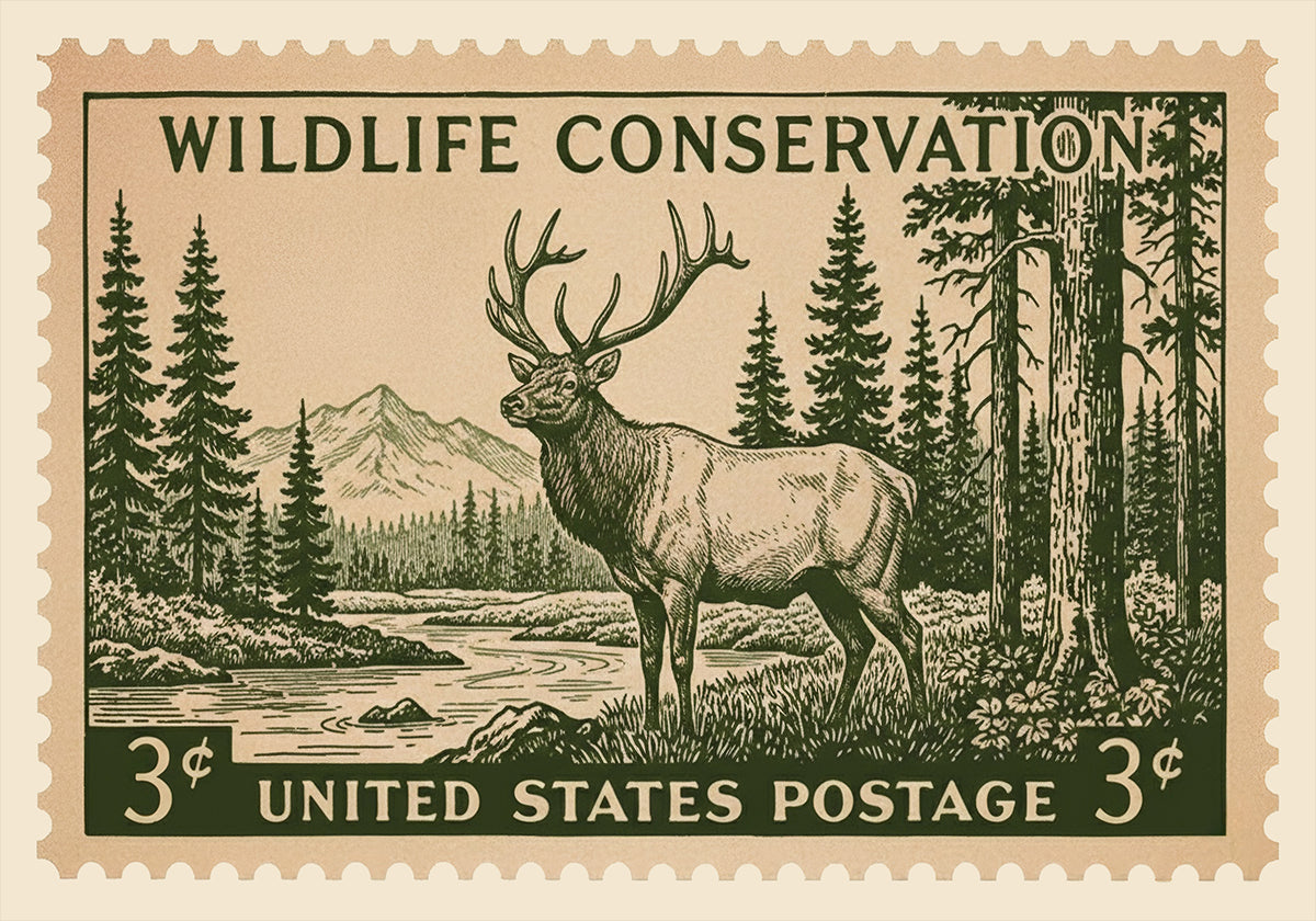 Wildlife Conservation Stamp Poster