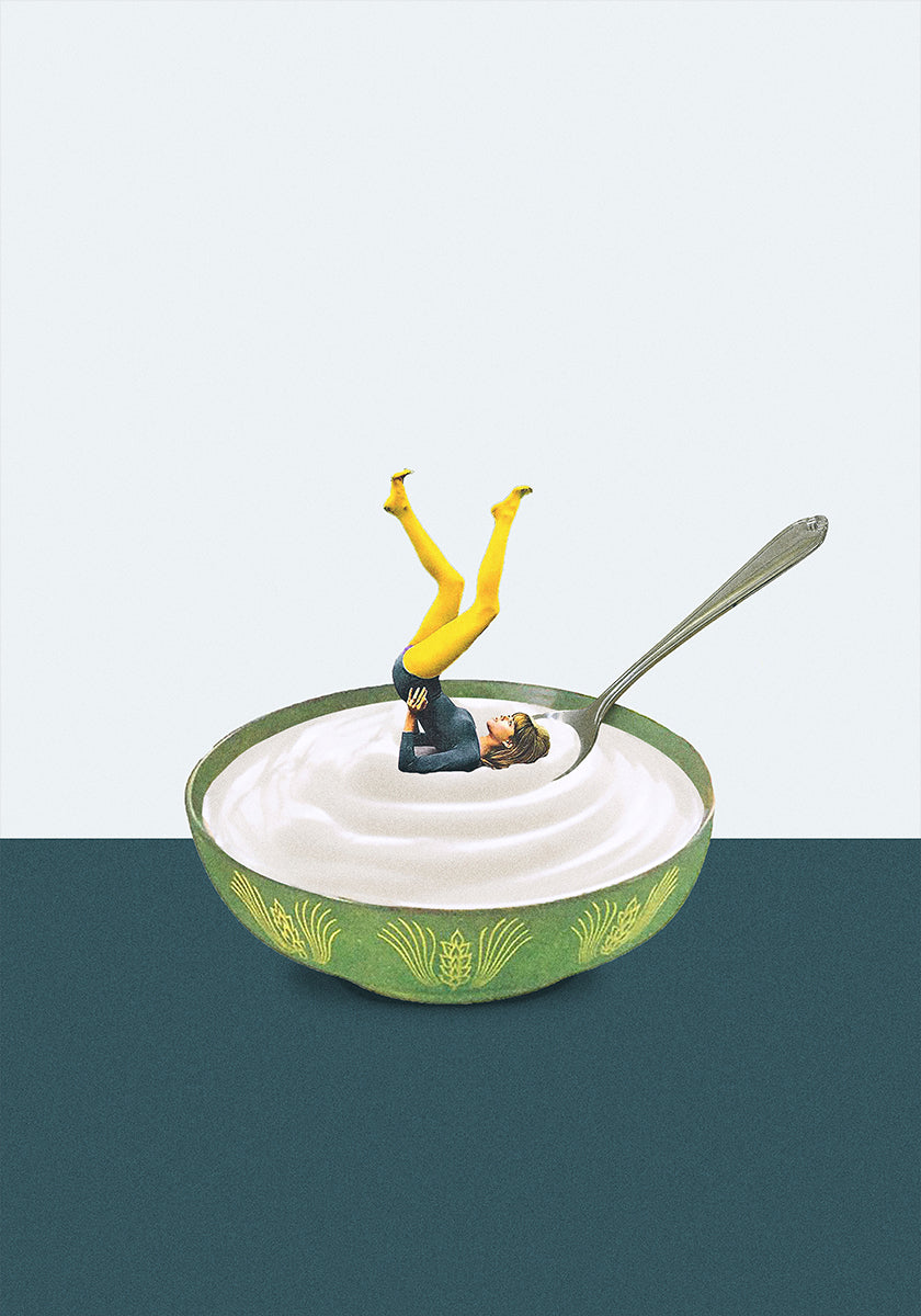 Yoga in my yogurt  Poster