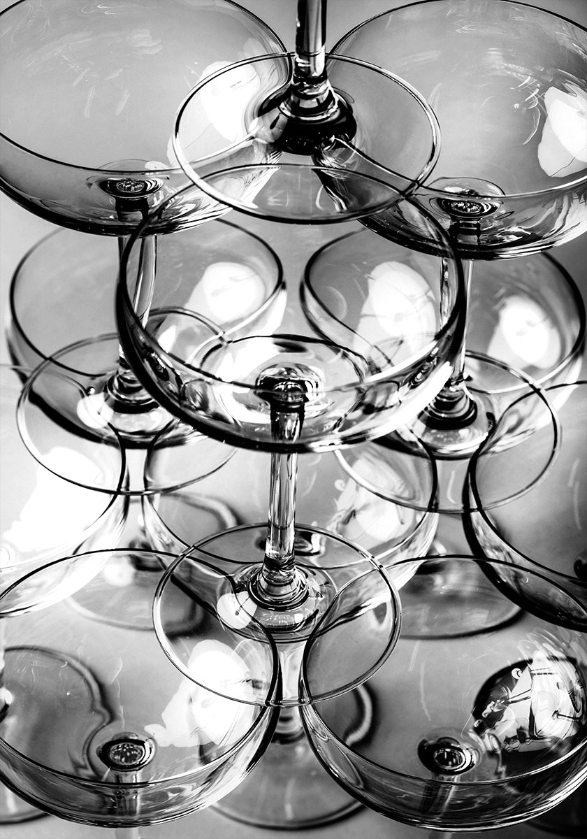 Champagne tower No.8 Poster