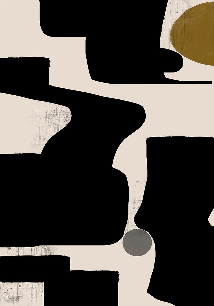 Curves and Shadows Poster