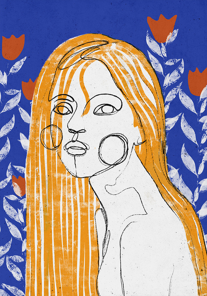 Floral Serenity Poster