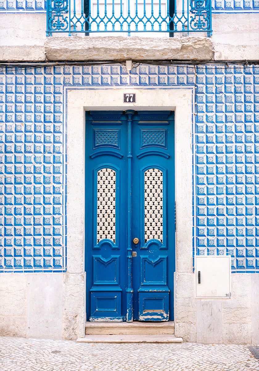 Blue Lisbon Poster