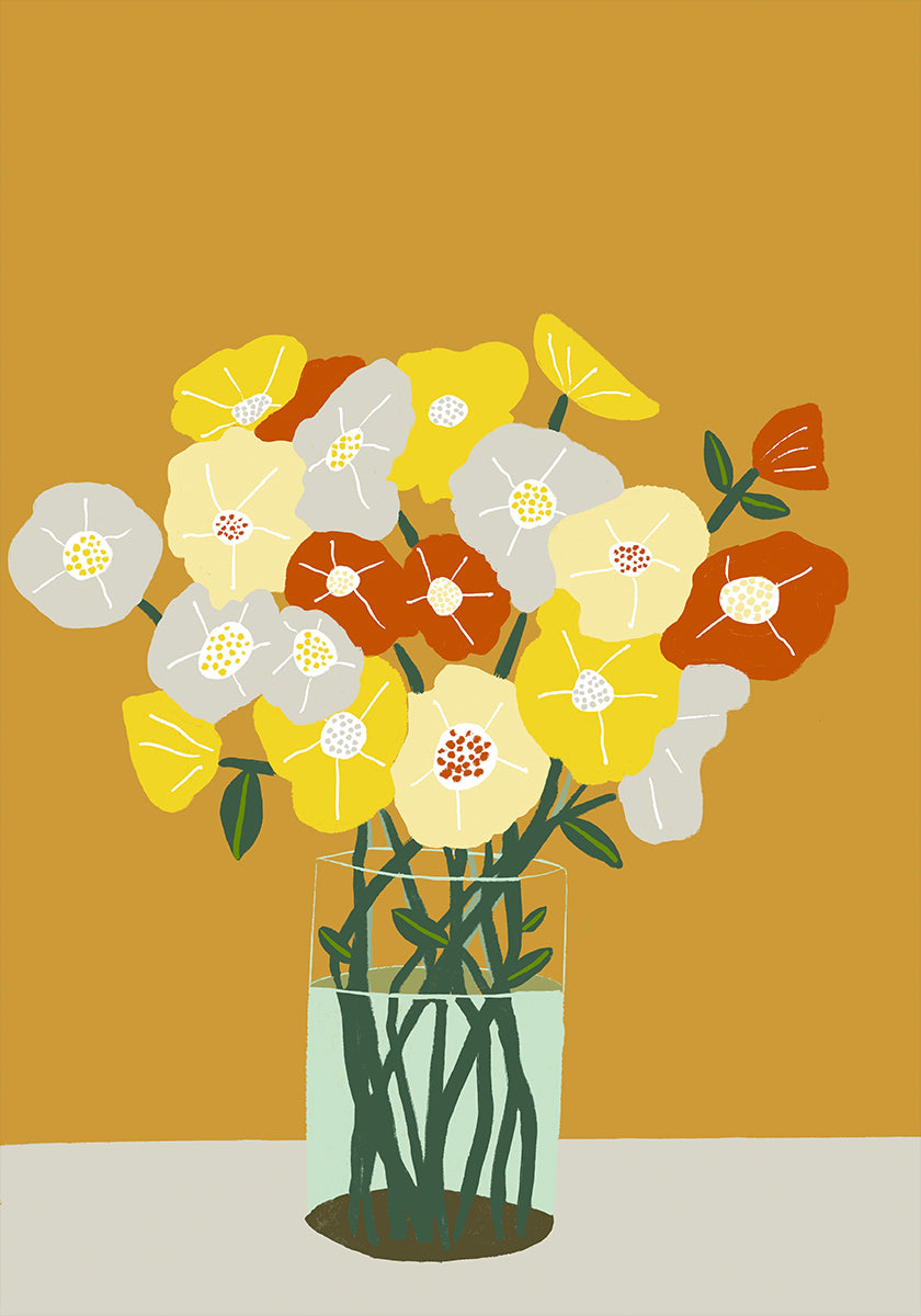 Vase of Flowers Poster