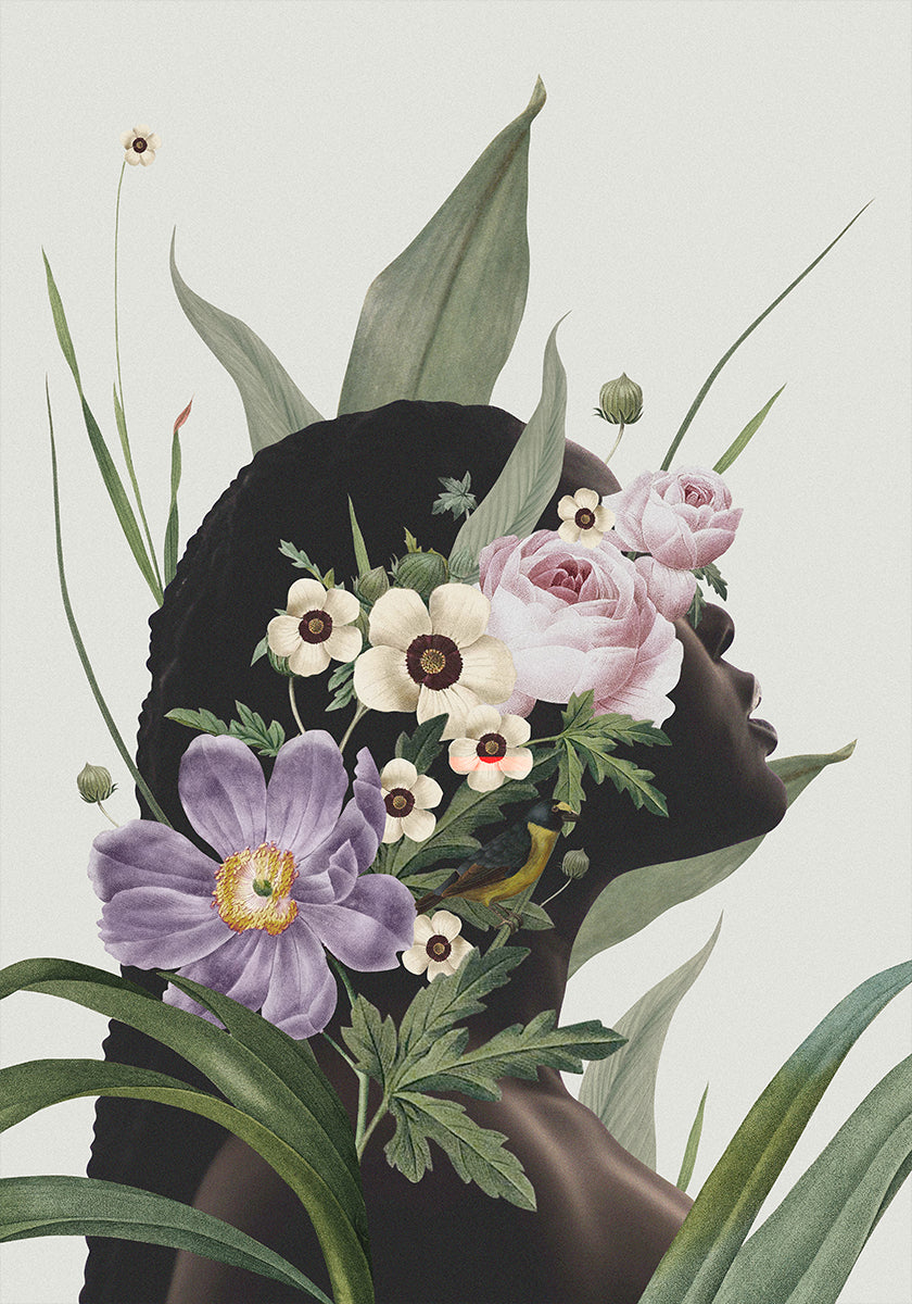 Purple flower Poster