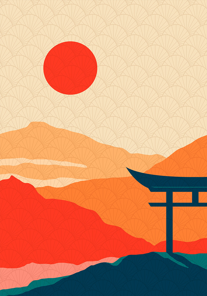 Sunset Delight Poster