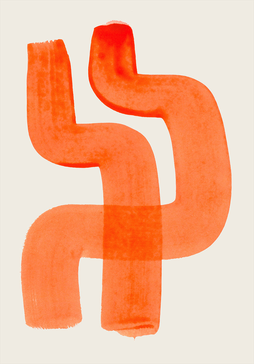 Bold geometric Poster