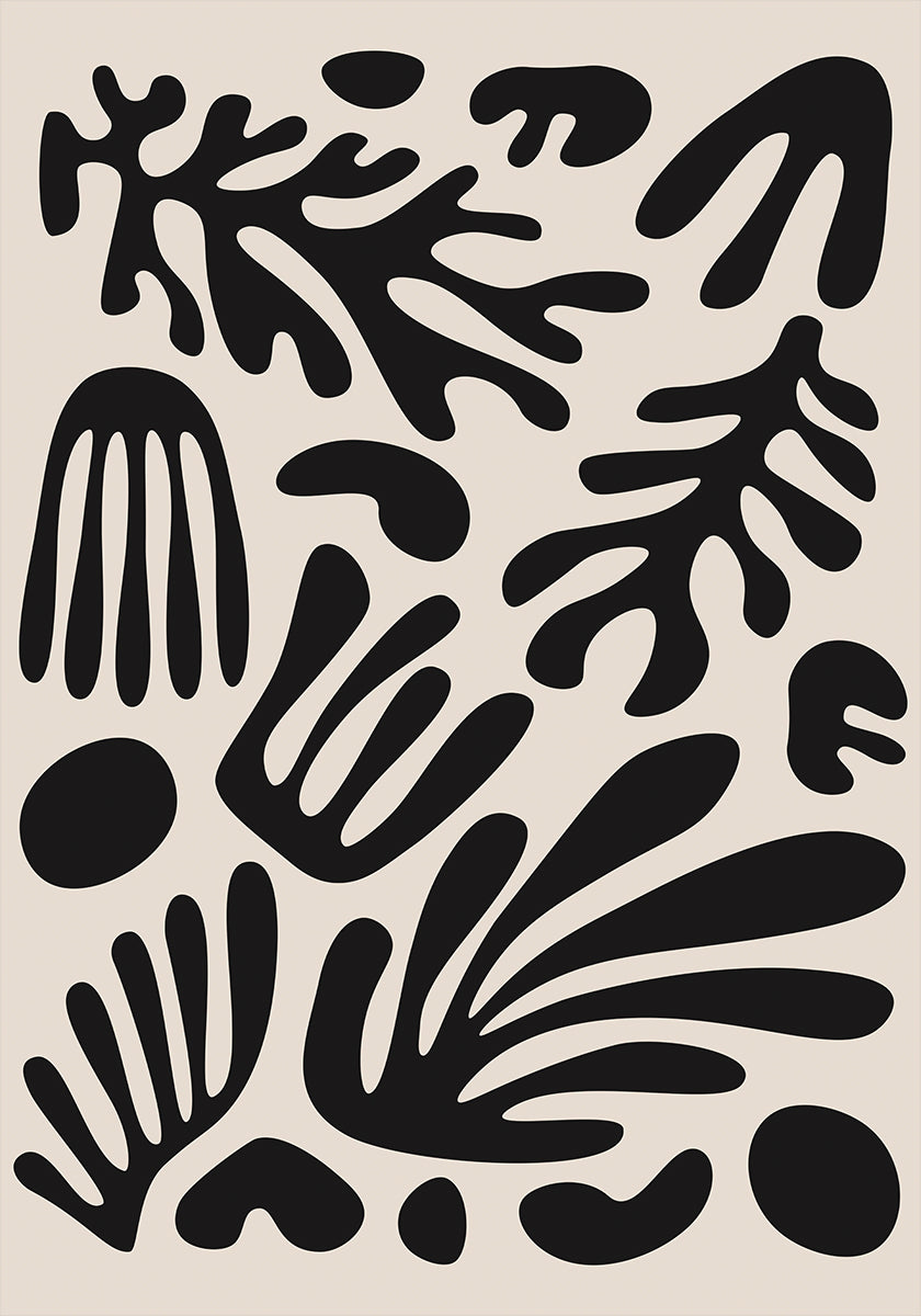 Henri Matisse Black Algae Collection #3 Poster